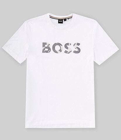 Hugo Boss BOSS Thompson Digital Print Logo Short Sleeve T-Shirt