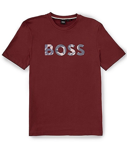 Hugo Boss BOSS Thompson Digital Print Logo Short Sleeve T-Shirt