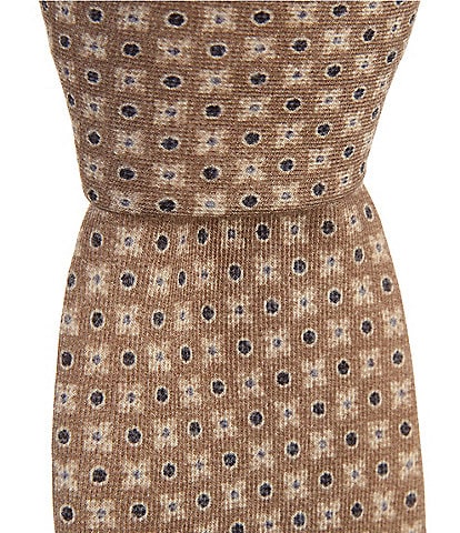 Hugo Boss Circle Neat 3#double; Wool Blend Tie