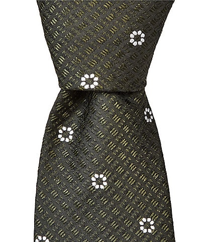 Hugo Boss Jacquard Patterned Narrow Silk Tie