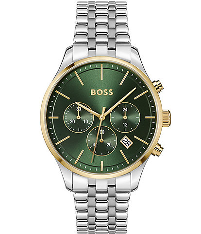 Hugo Boss Men's Avery Quartz Chronograph Stainless Steel Bracelet Watch