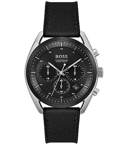 Hugo Boss Men's Chronograph Black Strap Watch