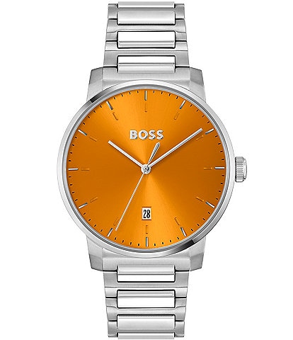 Hugo Boss Men's Dean Quartz Analog Stainless Steel Bracelet Watch