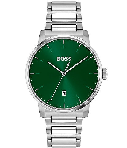 Hugo Boss Men's Dean Quartz Analog Stainless Steel Bracelet Watch