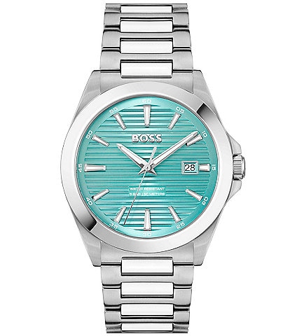 Hugo Boss Men's Strike Quartz Mechanical Automatic Stainless Steel Bracelet Watch