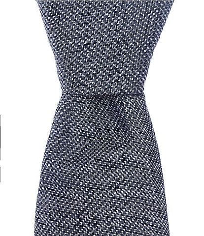 Hugo Boss Micro Pattern 2.95" Silk-Blend Tie