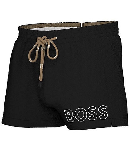 Hugo Boss Mooneye 4.72" Inseam Swim Trunks