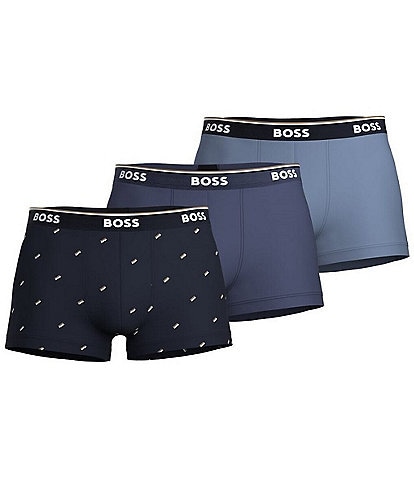 Hugo Boss Printed & Solid Trunks 3-Pack