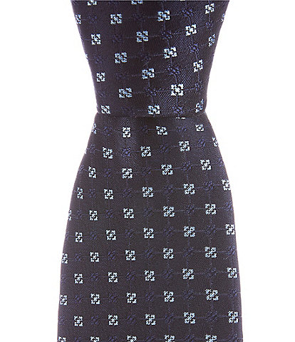 Hugo Boss Shadow Box Jacquard 2.95#double; Silk Blend Tie