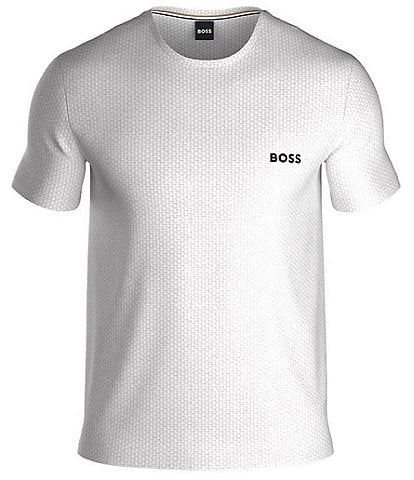 Hugo Boss Short-Sleeve Waffle-Knit Sleep Lounge T-Shirt