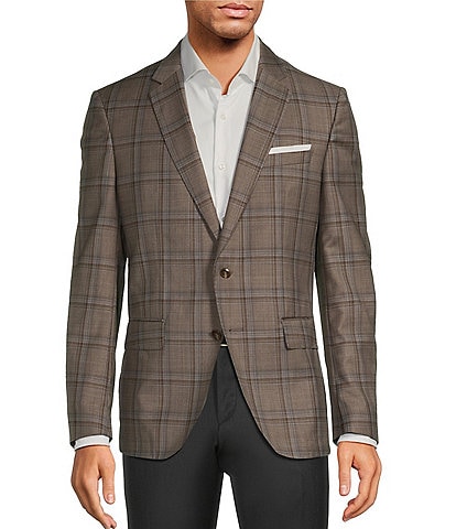 Hugo Boss Slim Fit Plain Check Pattern Sport Coat