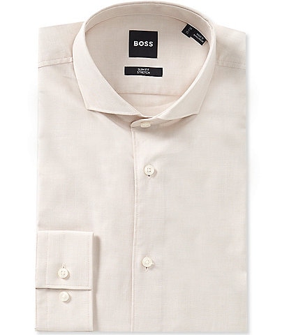 Hugo Boss Slim Fit Solid Dress Shirt