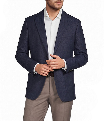 Hugo Boss Slim Fit Textured Micro Pattern Sport Coat