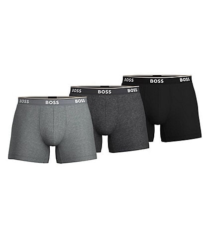 Hugo Boss Solid Boxer Briefs 3-Pack