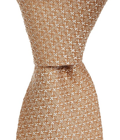 Hugo Boss Solid Textured 2 1/4#double; Silk Blend Tie