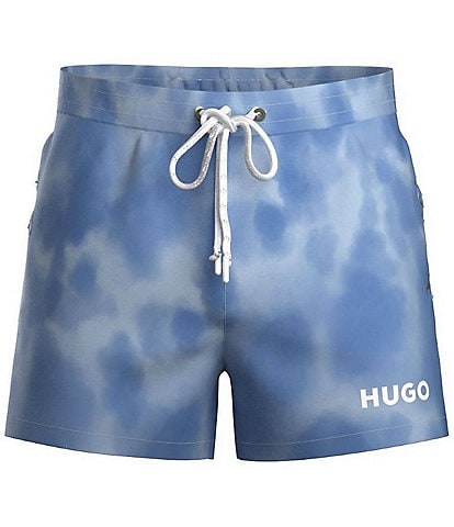 Hugo Boss Tie Dye Wes 4.7#double; Inseam Swim Trunks