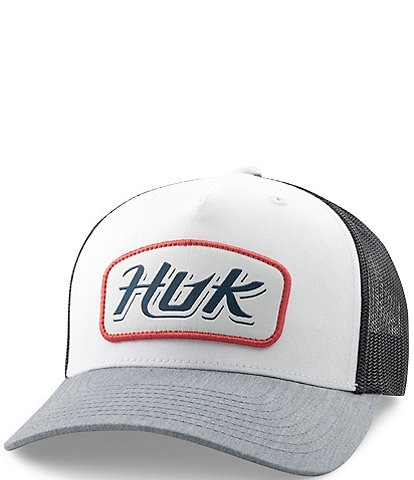 Huk Script Patch Trucker Hat