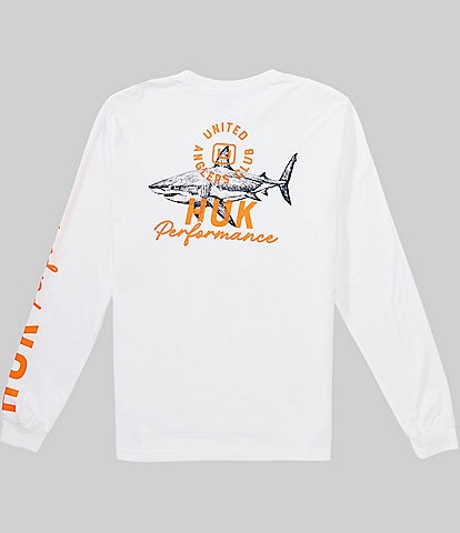 Huk United Anglers Long Sleeve Pocket T-Shirt