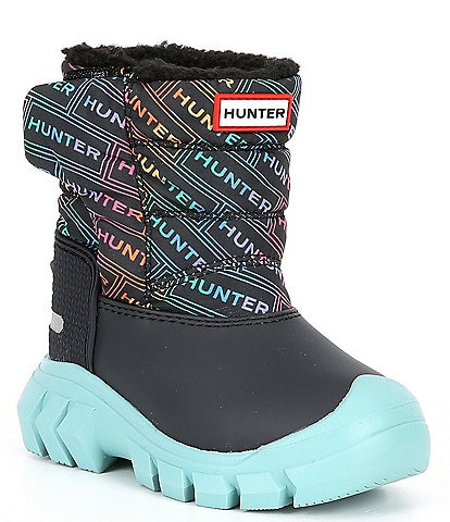 Hunter Girls' Intrepid Logo Cold Weather Snow Boots (Infant)
