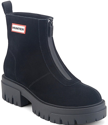 Hunter Women's Gemma Waterproof Suede Booties