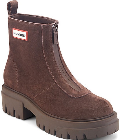Hunter Women's Gemma Waterproof Suede Booties