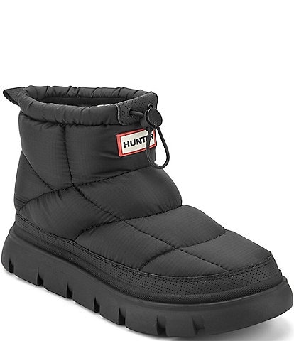 Hunter Women's Mist Waterproof Quilted Nylon Mini Booties