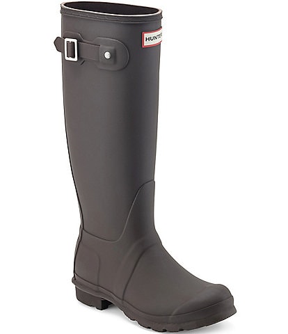Hunter Women's Original Matte Buckle Strap Rain Boots