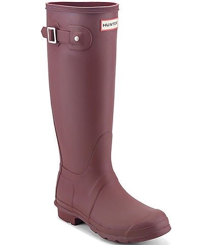 Hunter Women's Original Matte Buckle Strap Rain Boots
