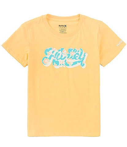 Hurley  Big Girls 7-16 Short Sleeve Swash Fill T-Shirt