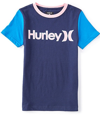 Hurley Big Boys 8-20 Short-Sleeve Colorblock Tee