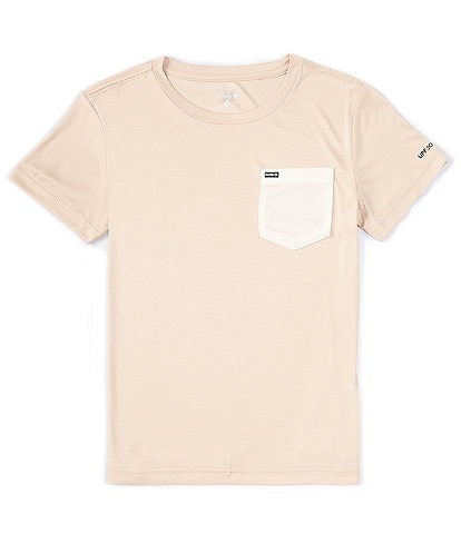 Hurley Big Boys 8-20 Short Sleeve Contrast-Pocket Swim T-Shirt