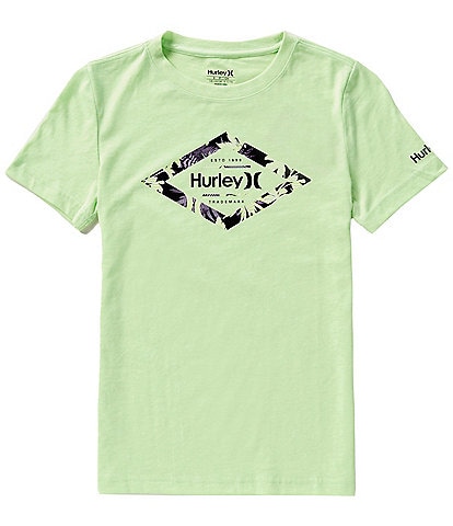 Hurley Big Boys 8-20 Short-Sleeve Floral-Diamond T-Shirt