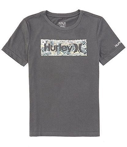 Hurley Big Boys 8-20 Short Sleeve Seascape One and Only T-Shirt