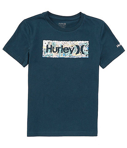 Hurley Big Boys 8-20 Short Sleeve Seascape One and Only T-Shirt