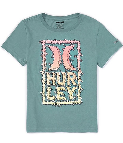Hurley Big Boys 8-20 Short Sleeve Splash Stack T-Shirt