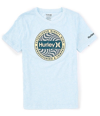 Hurley Big Boys 8-20 Short-Sleeve Vortex Check T-Shirt