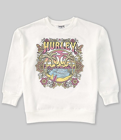 Hurley Big Girls 7-16 Long-Sleeve Graphic T-Shirt