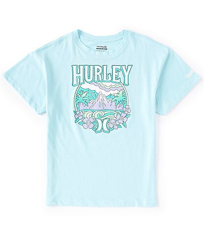 Hurley Big Girls 7-16 Oversized Free and Easy Boxy Graphic Tee