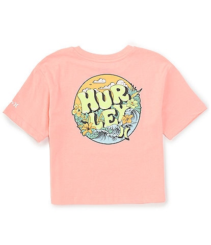 Hurley Big Girls 7-16 Short Sleeve Bubblegum T-Shirt