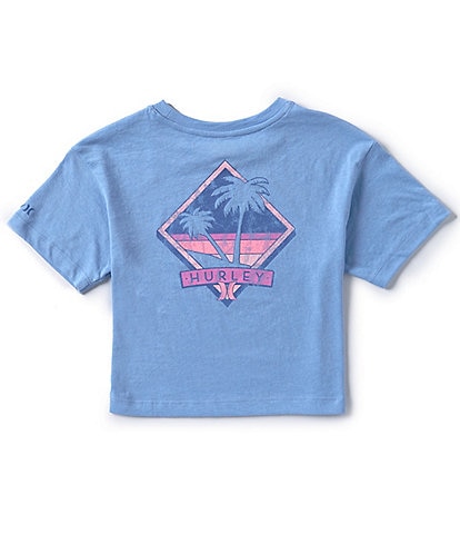 Hurley Big Girls 7-16 Short Sleeve Sunset Diamond T-Shirt