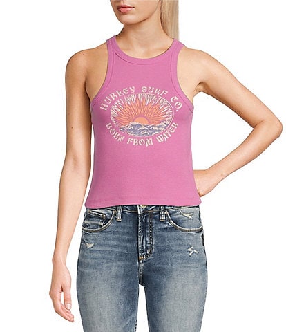 Hurley Born From Water Graphic Tank Top