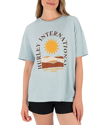 Hurley Botany Boxy Cropped T-Shirt
