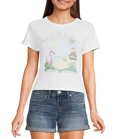 Hurley Casa Del Hurley Short Sleeve Baby Rib T-Shirt