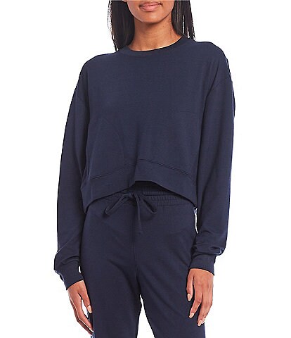 Hurley Easy Coordinating Oversized Cropped Pullover Sweatshirt