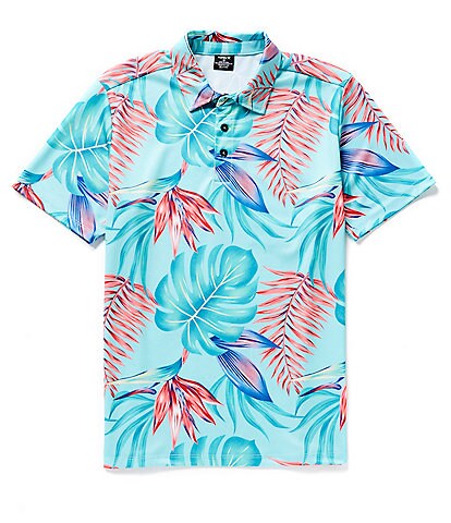 Hurley Fiesta Short Sleeve Tropical Polo Shirt
