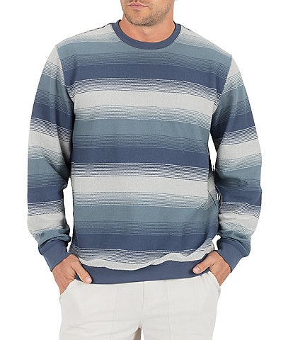 Hurley Hacienda Long-Sleeve Striped Crew Pullover