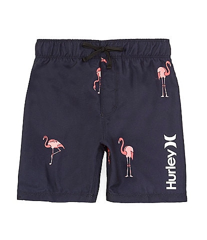 Hurley Little Boys 2T-4T Flamingo Swim Trunks