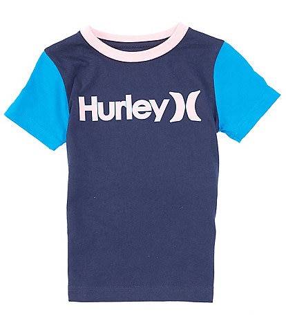 Hurley Little Boys 2T-7 Short-Sleeve Colorblock T-Shirt