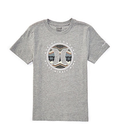 Hurley Little Boys 2T-7 Short Sleeve Graphic Knockout T-Shirt