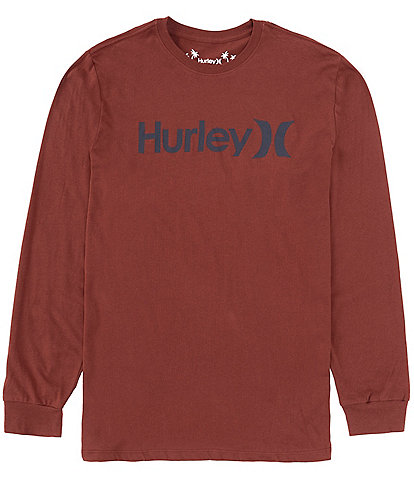 Hurley Logo-Detailed Long Sleeve T-Shirt